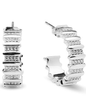 Sparv Night Vibe hopeanväriset kreolikorvarenkaat 1860201