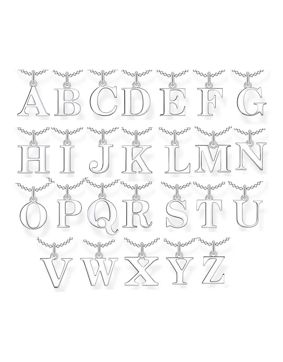 Thomas Sabo kirjain kaulakorut