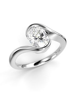 Festive Auréa 1.00 ct - VKS Voittaja 2025 timanttisormus 734-100-VK