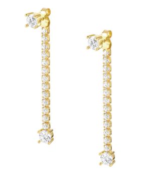 Nomination Chic & Charm Joyful riippuvat kulta hopeakorvakorut 148637/012