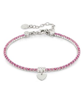 Nomination Chic & Charm rannekoru vaaleanpunainen sydän 148611/026