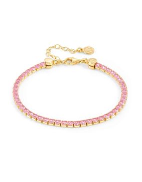 Nomination Chic & Charm Joyful kulta-pinkki tennisrannekoru 148631/018