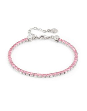 Nomination Chic & Charm Joyful hopea-pinkki tennisrannekoru 148631/017