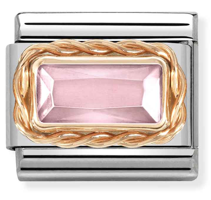 Nomination Classic Rose Gold Pink Zirconia 430604/003