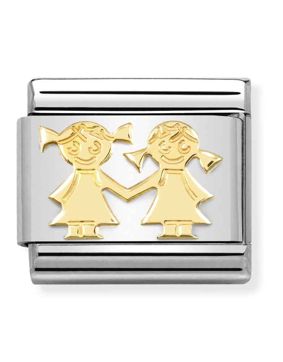 Nomination Classic Gold Sisters 030162/67