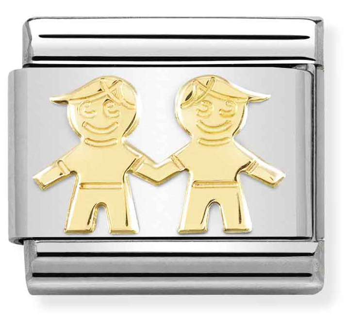 Nomination Classic Gold Brothers 030162/68