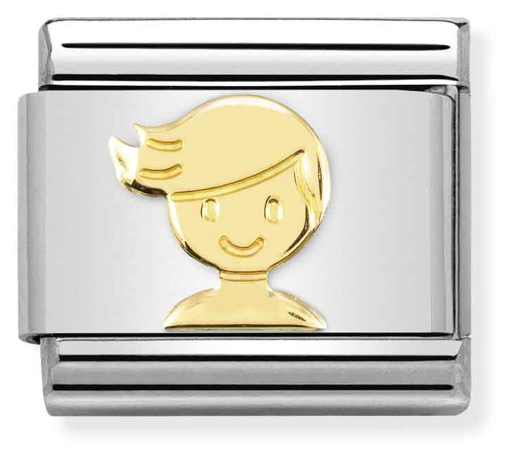 Nomination Classic Gold Boy 030162/72