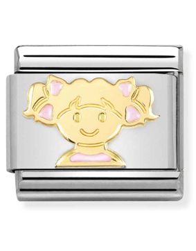 Nomination Classic Gold Pink Girl 030272/66