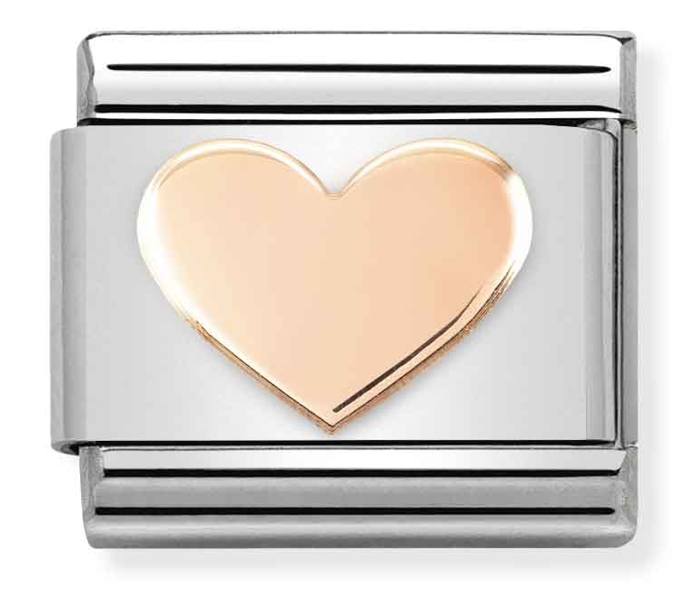 Nomination Classic Rose Gold Heart 430104/37