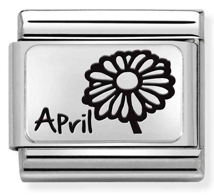 Nomination Classic Silvershine April 330112/16