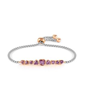 Nomination Milleluci Colour Edition Heart Viola sydänrannekoru 028011/001