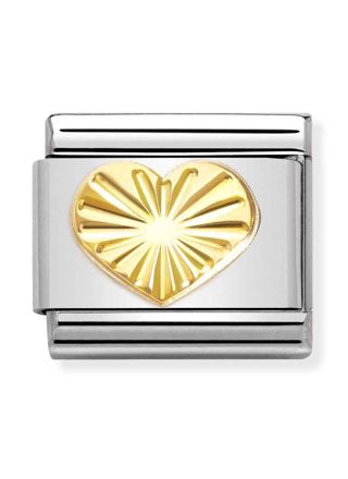 Nomination Classic Gold Heart pala 030149/51