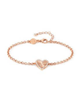 Nomination Truejoy Rose Gold Heart sydänrannekoru  240100/005