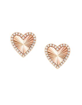 Nomination Truejoy Rose Gold Heart sydänkorvakorut 240104/005