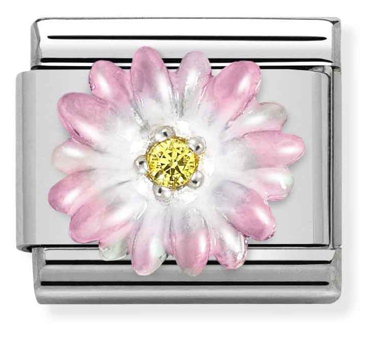 Nomination Classic Silvershine ruusu flower 330321/05