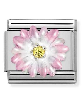 Nomination Classic Silvershine ruusu flower 330321/05