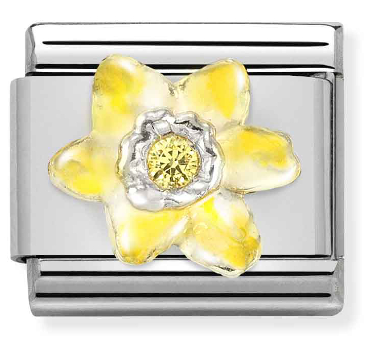 Nomination Classic Silvershine Narcissus keltainen 330321/08