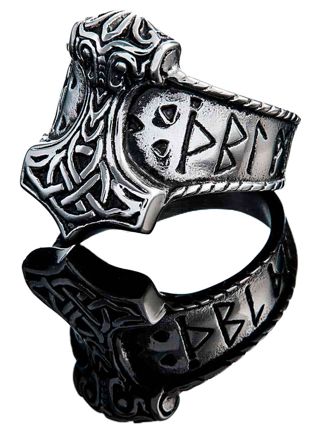 Northern Viking Jewelry Riimu Thorin Vasara sormus NVJSO002