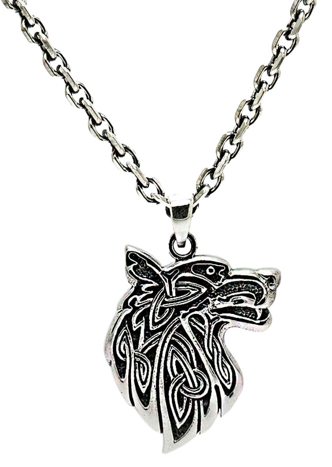 Northern Viking Jewelry Fenrir Wolf hopeariipus NVJ-H-RS044