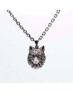 Northern Viking Jewelry Fenrir Wolf Head hopeariipus NVJ-H-RS053