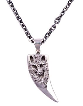 Northern Viking Jewelry Wolf Tooth hopeariipus NVJ-H-RS058