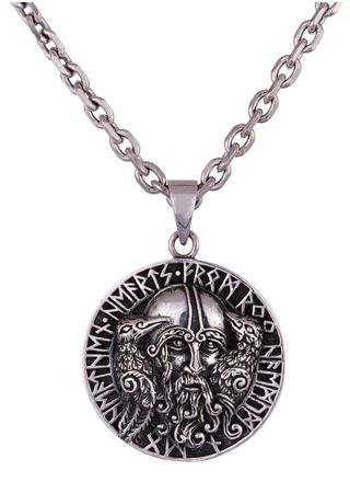 Northern Viking Jewelry Huginn and Muninn Raven Runes hopeariipus NVJ-H-RS076