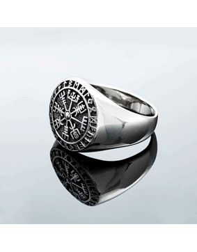 Northern Viking Jewelry Vegvisir sormus NVJ-H-SO001