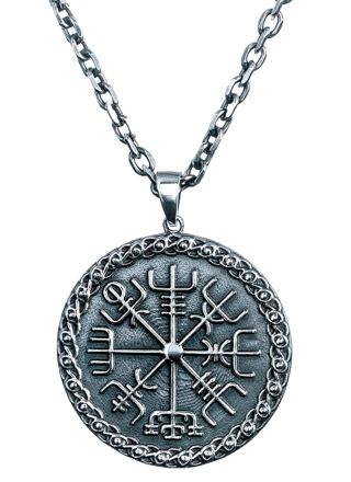 Northern Viking Jewelry Vegvisir hopeariipus NVJ-H-RS024