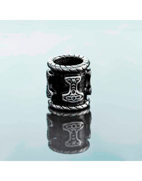 Northern Viking Jewelry Black Thor partakoru NVJHE001