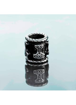 Northern Viking Jewelry Black Thor partakoru NVJHE001