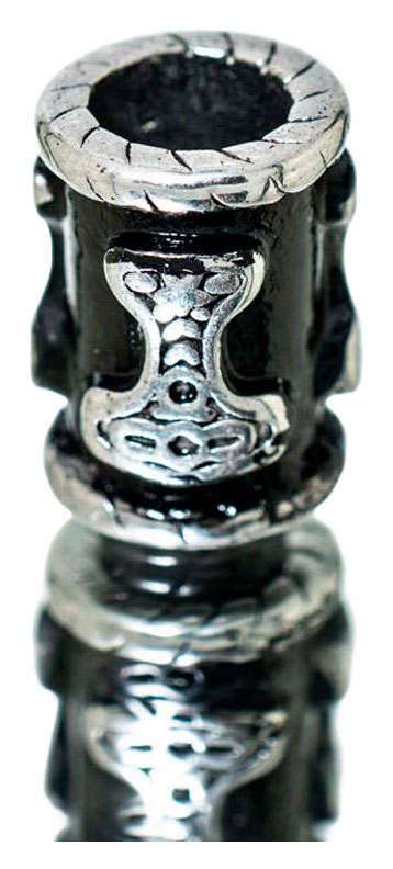 Northern Viking Jewelry Black Thor partakoru NVJHE013 6mm