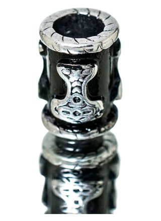 Northern Viking Jewelry Black Thor partakoru NVJHE013 6mm