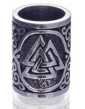 Northern Viking Jewelry Silver Valknut partakoru NVJHE014