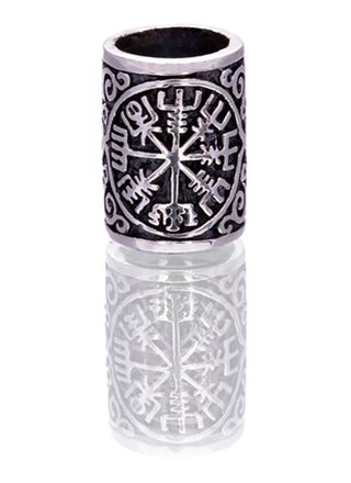 Northern Viking Jewelry Silver Vegvisir partakoru NVJHE027