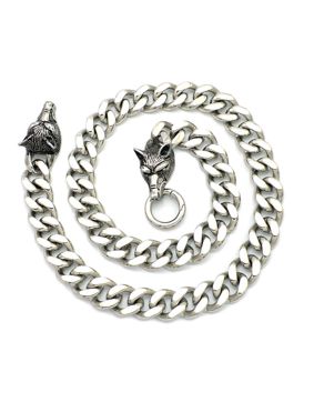 Northern Viking Jewelry panssariketju sudenpäillä 14 mm