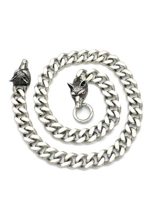 Northern Viking Jewelry panssariketju sudenpäillä 14 mm
