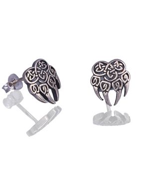 Northern Viking Jewelry Karhun Käpälä korvakorut NVJKK024