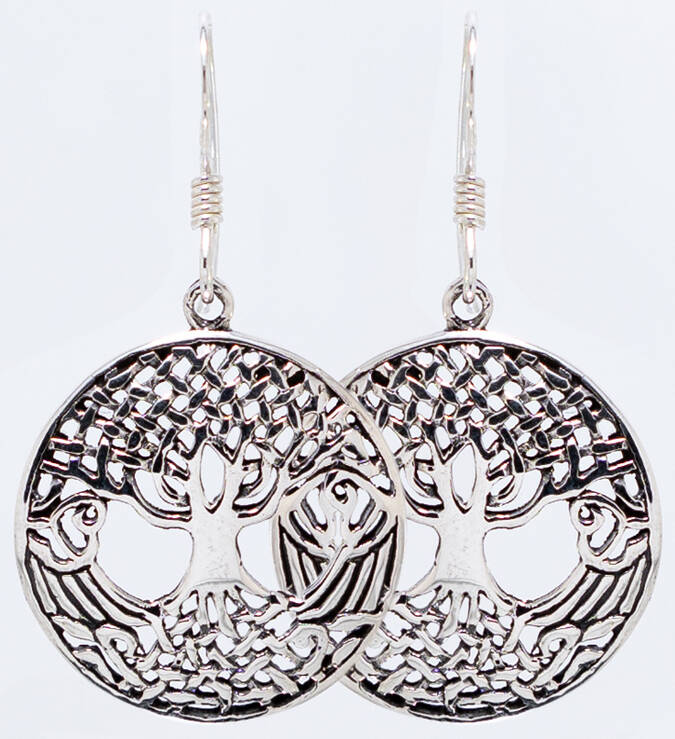 Northern Viking Jewelry Elämän Puu korvakorut NVJKK025