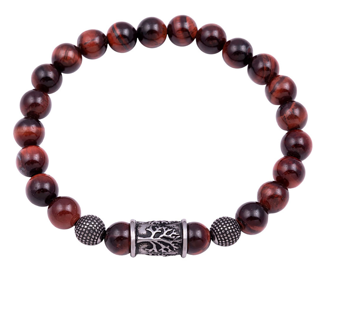 Northern Viking Jewelry Tiger Eye Tree Of Life rannekoru NVJRA017