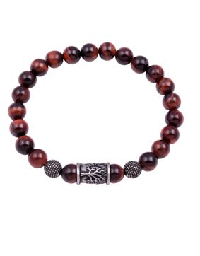 Northern Viking Jewelry Tiger Eye Tree Of Life rannekoru NVJRA017