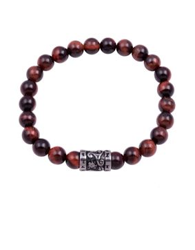 Northern Viking Jewelry Tiger Eye Runes rannekoru NVJRA018