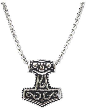 Northern Viking Jewelry NVJRS009 kaulakoru Mjölnir Thorin Vasara