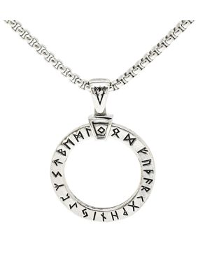 Northern Viking Jewelry Viisauden Pyörä kaulakoru NVJRS081