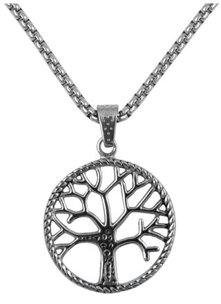 Northern Viking Jewelry NVJRS091 Solid tree of life kaulakoru