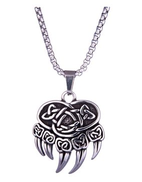 Northern Viking Jewelry Pieni Karhun Käpälä kaulakoru NVJRS106