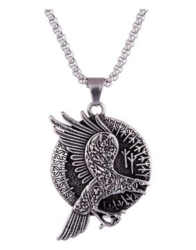 Northern Viking Jewelry Flying Raven kaulakoru NVJRS112
