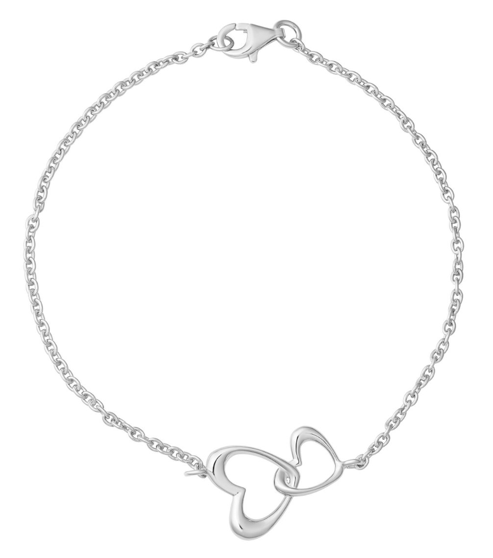 Lempikoru Onnenkantaja sydänrannekoru hopea platinoitu 35 051 00 190