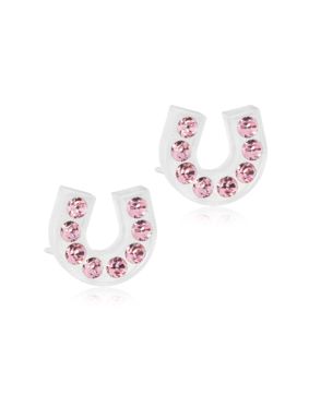 Blomdahl Brilliance Horseshoe Light Rose korvakorut 7 mm 15-01127-24