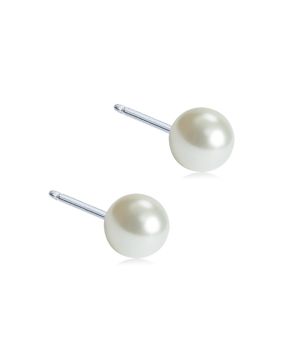 Blomdahl EJ NT Pearl 4 mm White helmikorvakorut 15-1231-59