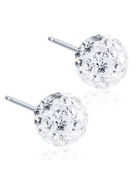 Blomdahl Crystal Ball White korvakorut 6 mm 15-1268-01